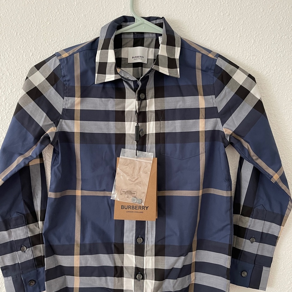 Burberry Shirt size 8 with Tags